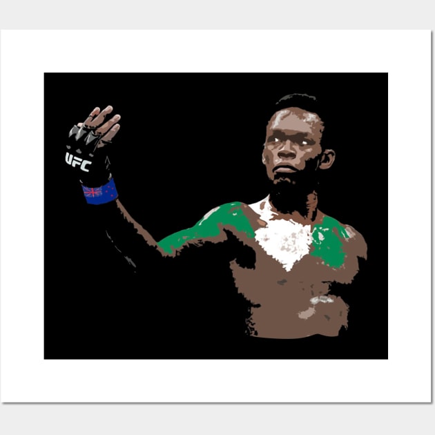 Israel Adesanya Wall Art by herry.le